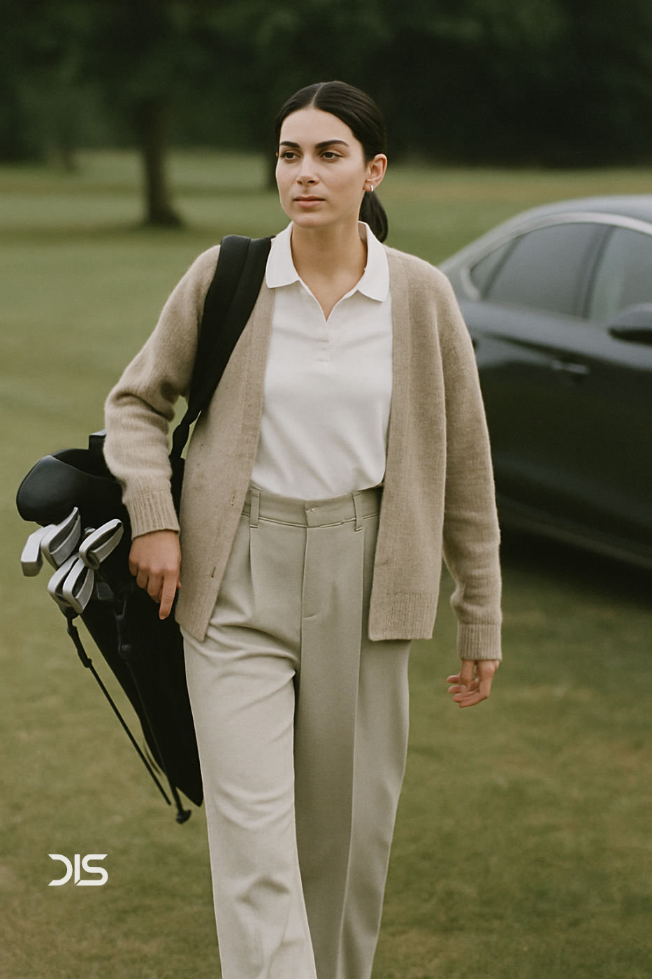 Off the course — cardigan