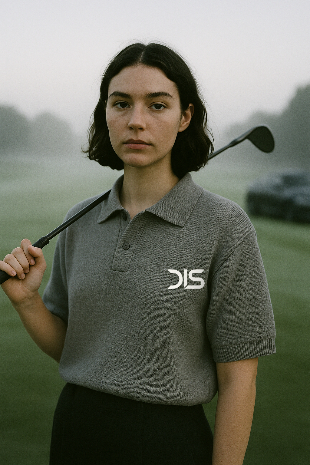 Knit polo