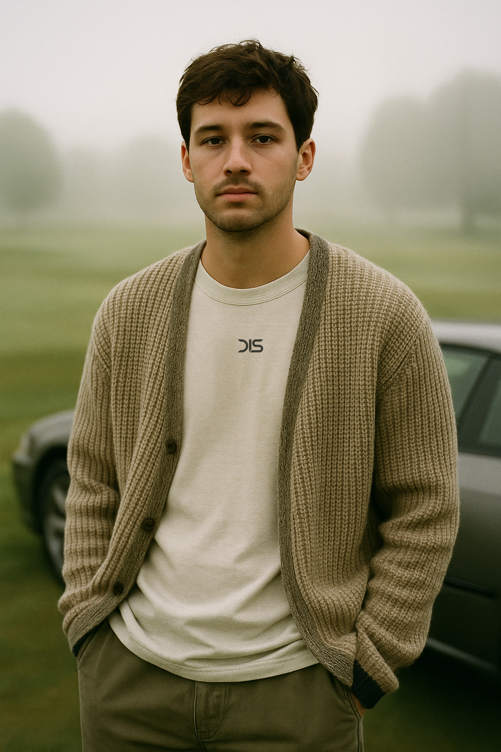 Knit cardigan