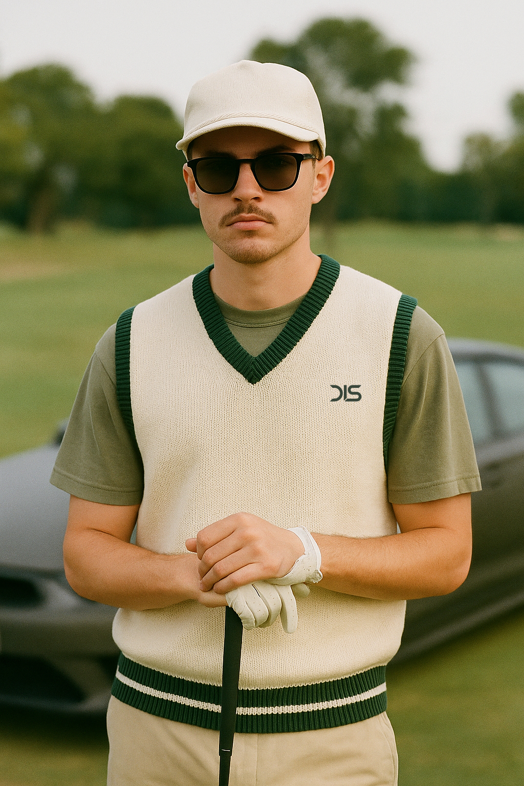Knit sweater vest