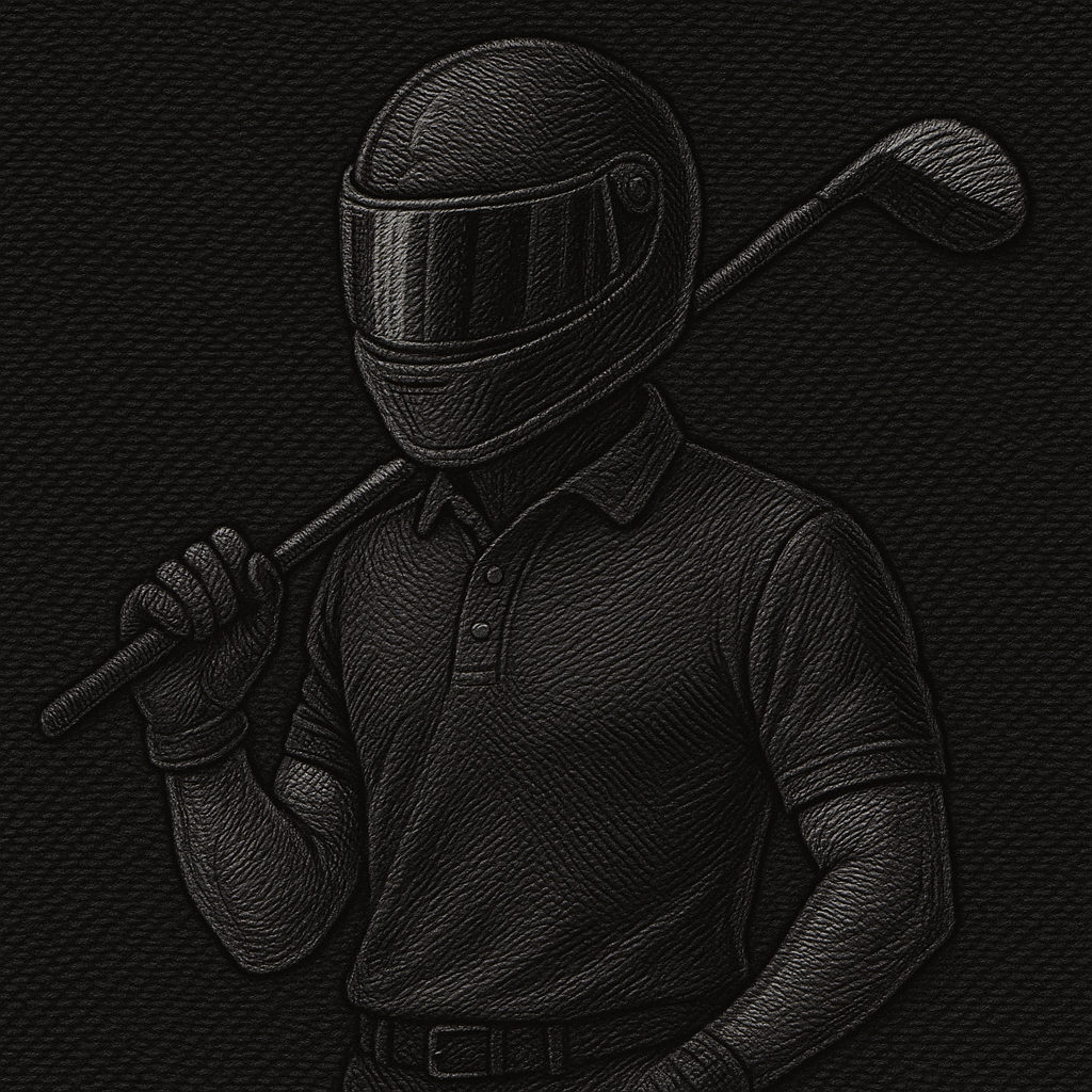 The Driver — tonal embroidery